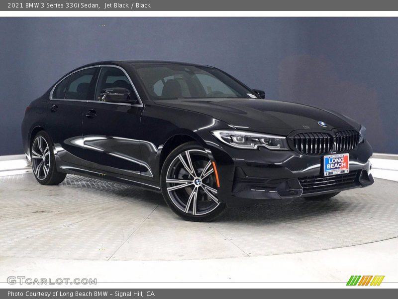Jet Black / Black 2021 BMW 3 Series 330i Sedan