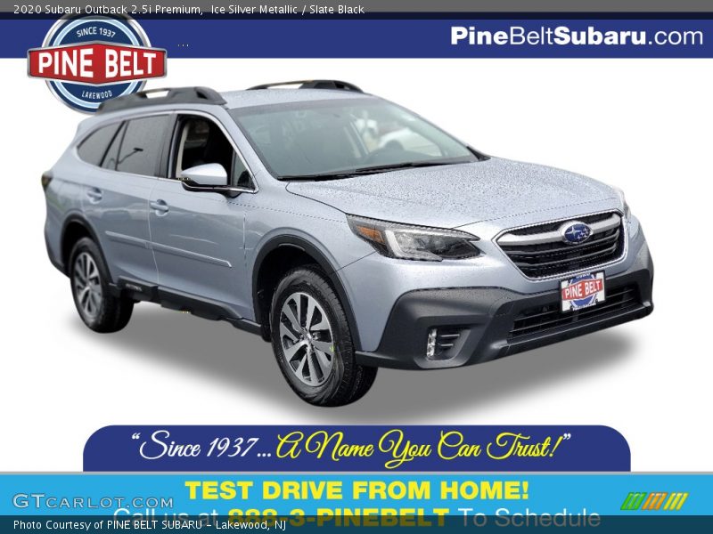 Ice Silver Metallic / Slate Black 2020 Subaru Outback 2.5i Premium