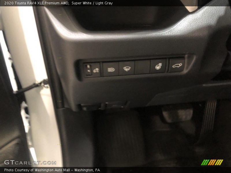 Super White / Light Gray 2020 Toyota RAV4 XLE Premium AWD