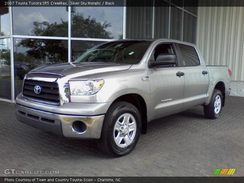 Silver Sky Metallic / Black 2007 Toyota Tundra SR5 CrewMax