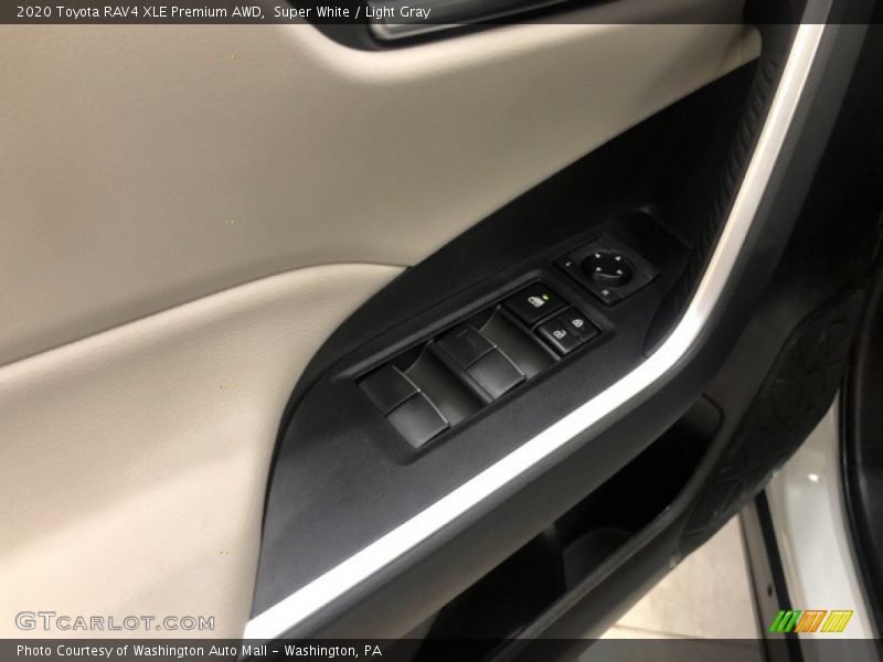 Super White / Light Gray 2020 Toyota RAV4 XLE Premium AWD