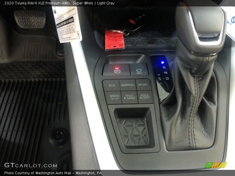 Super White / Light Gray 2020 Toyota RAV4 XLE Premium AWD