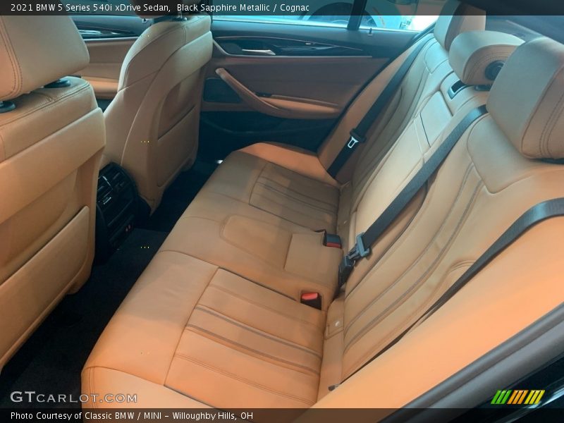 Rear Seat of 2021 5 Series 540i xDrive Sedan