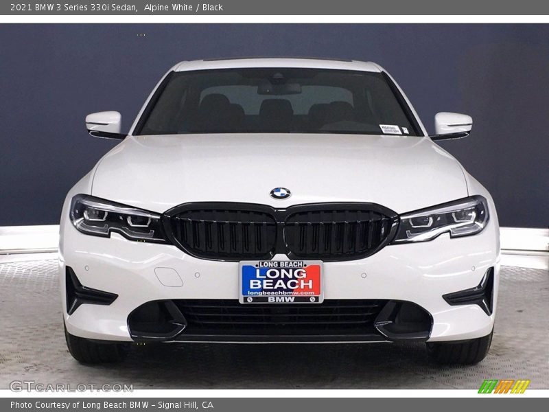 Alpine White / Black 2021 BMW 3 Series 330i Sedan