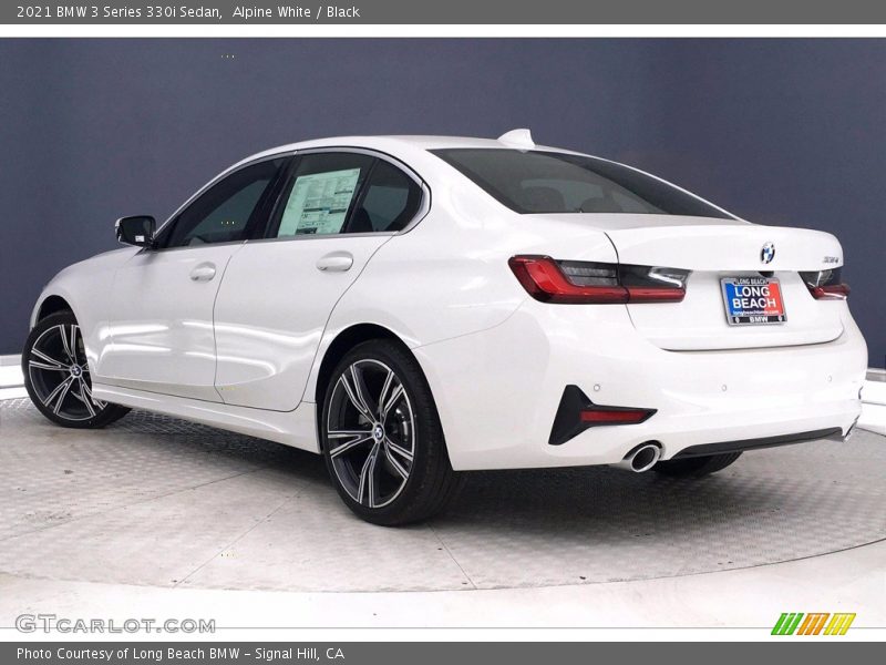 Alpine White / Black 2021 BMW 3 Series 330i Sedan