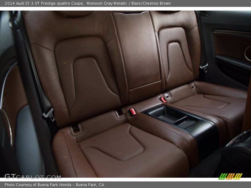 Monsoon Gray Metallic / Black/Chestnut Brown 2014 Audi S5 3.0T Prestige quattro Coupe