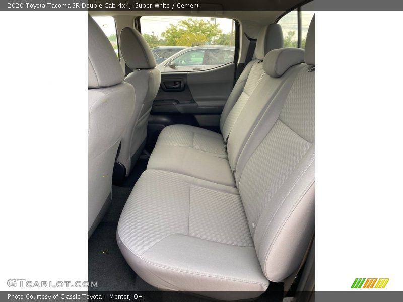 Super White / Cement 2020 Toyota Tacoma SR Double Cab 4x4