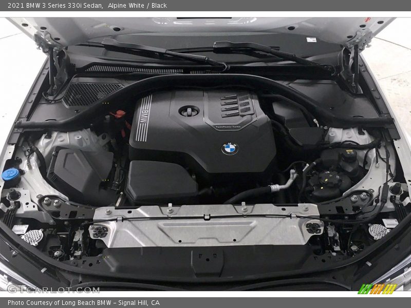 Alpine White / Black 2021 BMW 3 Series 330i Sedan
