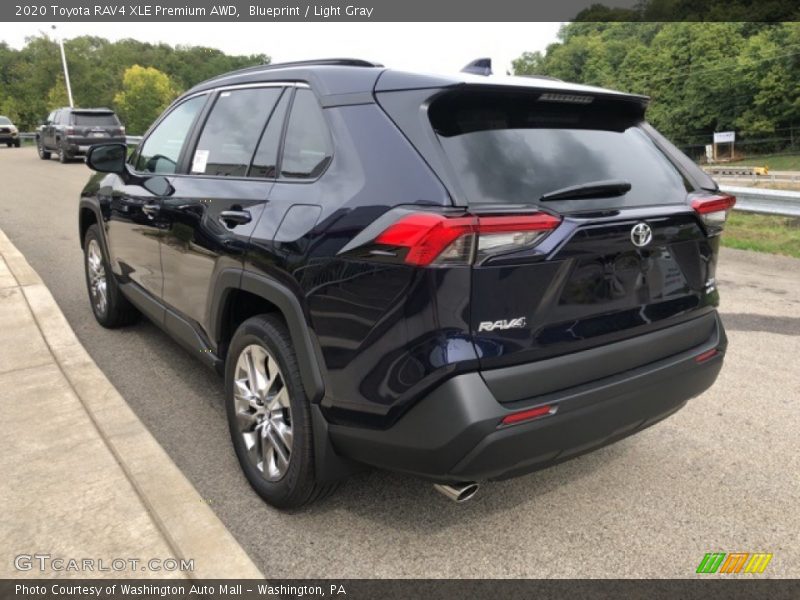 Blueprint / Light Gray 2020 Toyota RAV4 XLE Premium AWD