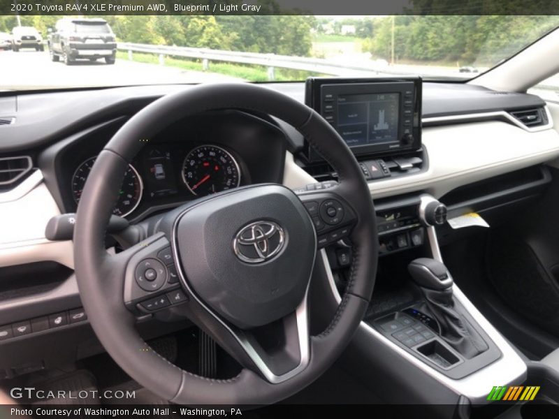 Blueprint / Light Gray 2020 Toyota RAV4 XLE Premium AWD
