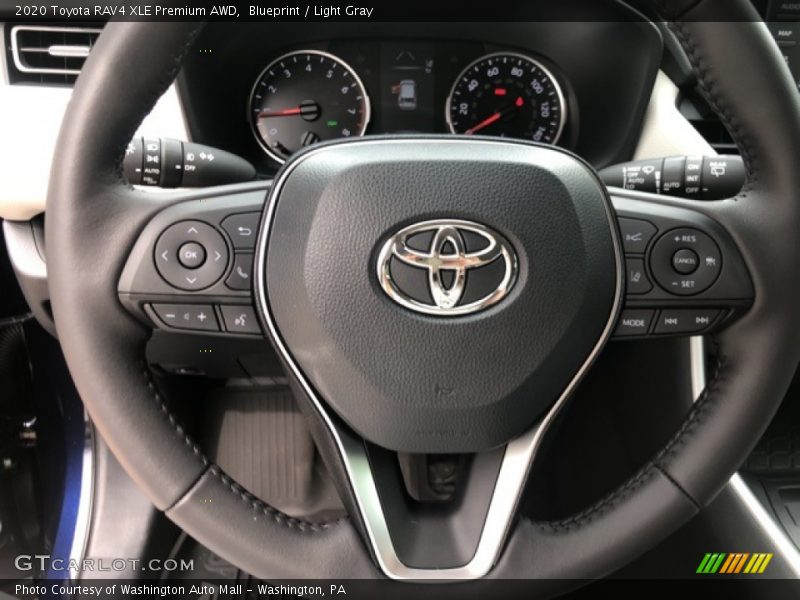 Blueprint / Light Gray 2020 Toyota RAV4 XLE Premium AWD
