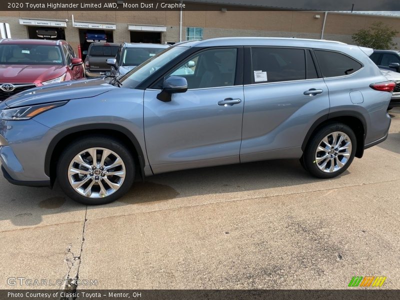 Moon Dust / Graphite 2020 Toyota Highlander Limited AWD
