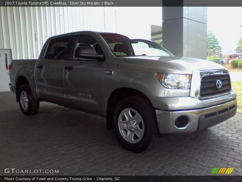 Silver Sky Metallic / Black 2007 Toyota Tundra SR5 CrewMax
