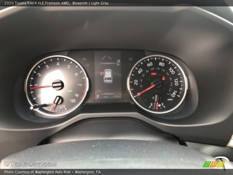 Blueprint / Light Gray 2020 Toyota RAV4 XLE Premium AWD