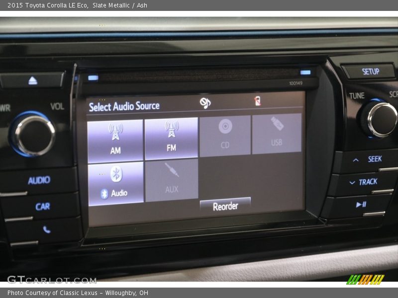 Audio System of 2015 Corolla LE Eco