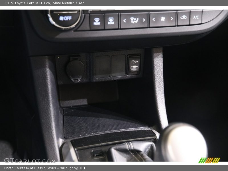 Slate Metallic / Ash 2015 Toyota Corolla LE Eco