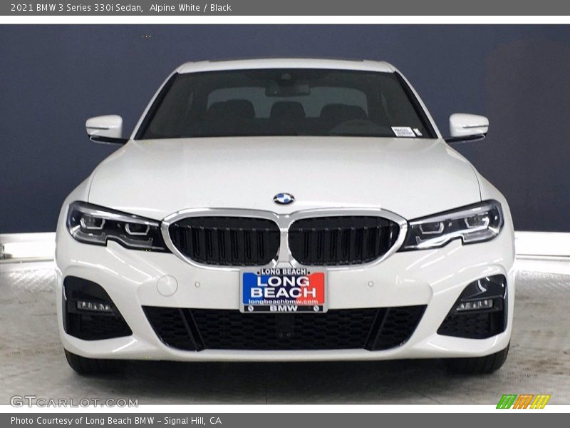 Alpine White / Black 2021 BMW 3 Series 330i Sedan