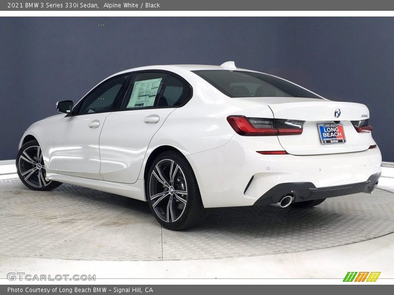 Alpine White / Black 2021 BMW 3 Series 330i Sedan