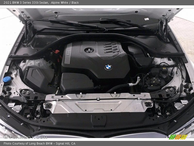 Alpine White / Black 2021 BMW 3 Series 330i Sedan