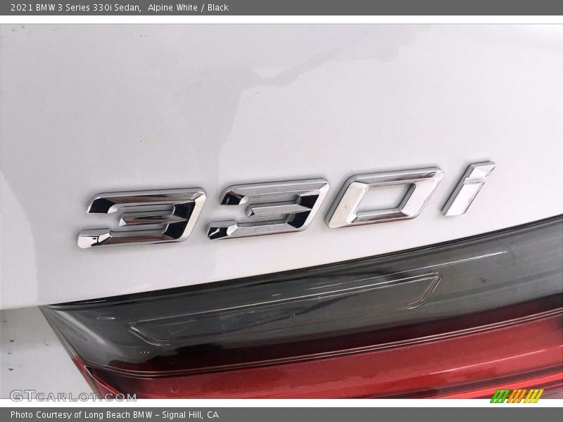 Alpine White / Black 2021 BMW 3 Series 330i Sedan