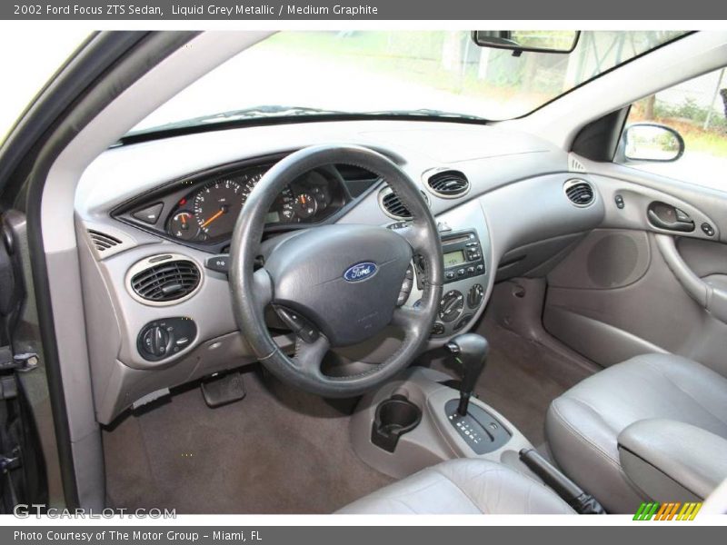 Liquid Grey Metallic / Medium Graphite 2002 Ford Focus ZTS Sedan