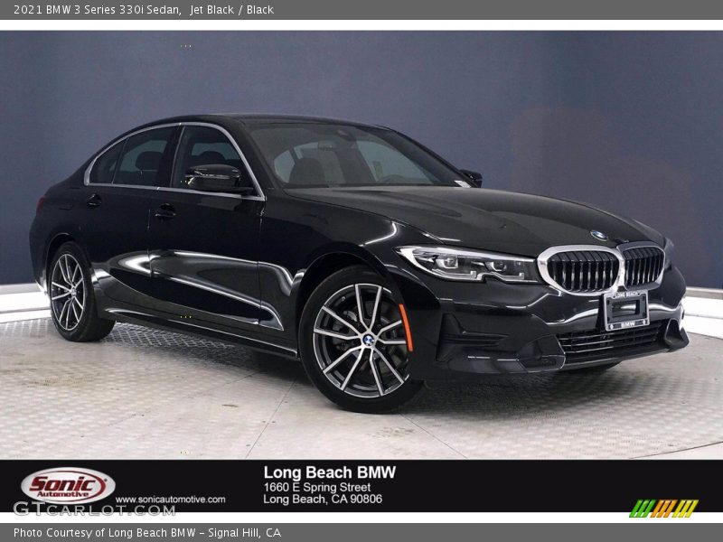 Jet Black / Black 2021 BMW 3 Series 330i Sedan