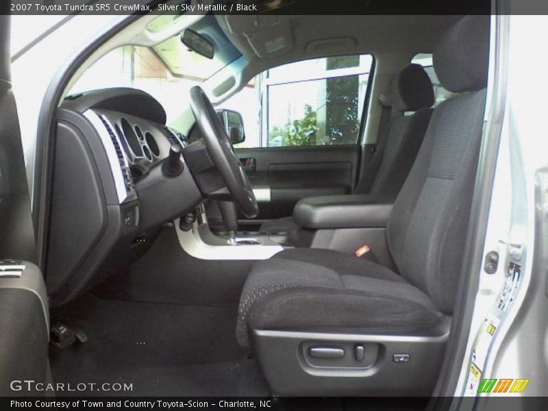 Silver Sky Metallic / Black 2007 Toyota Tundra SR5 CrewMax