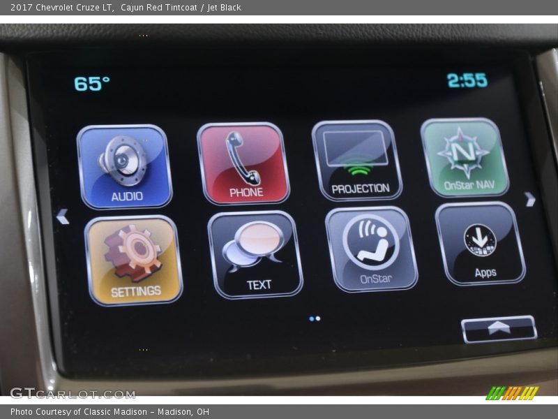 Cajun Red Tintcoat / Jet Black 2017 Chevrolet Cruze LT