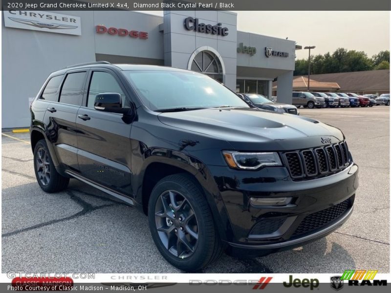 Diamond Black Crystal Pearl / Black 2020 Jeep Grand Cherokee Limited X 4x4