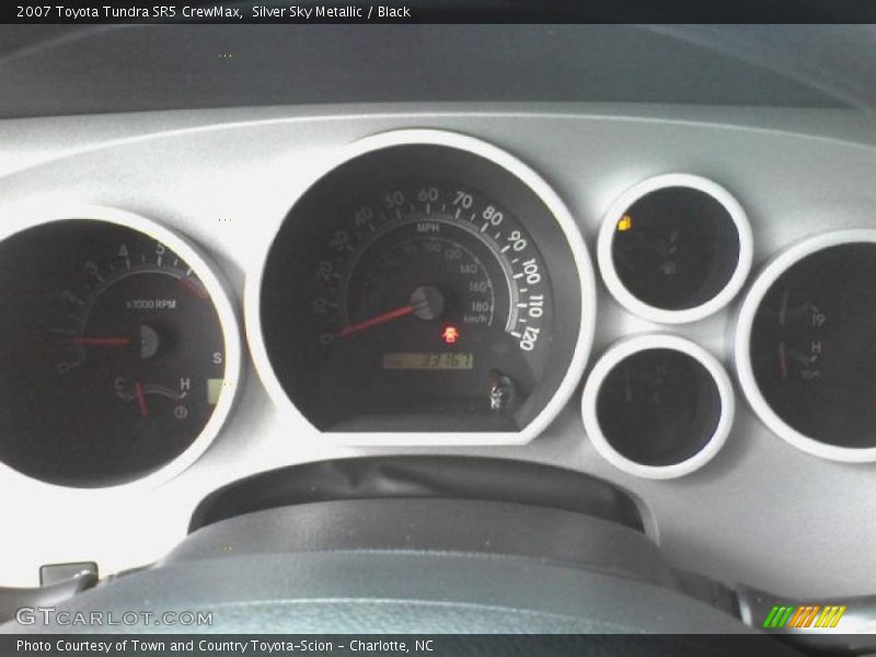 Silver Sky Metallic / Black 2007 Toyota Tundra SR5 CrewMax
