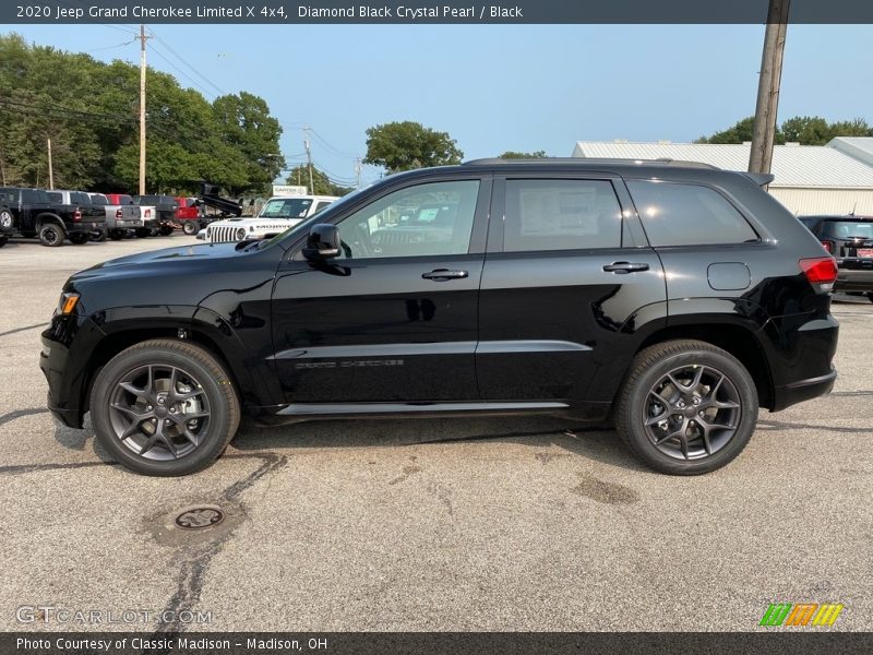 Diamond Black Crystal Pearl / Black 2020 Jeep Grand Cherokee Limited X 4x4