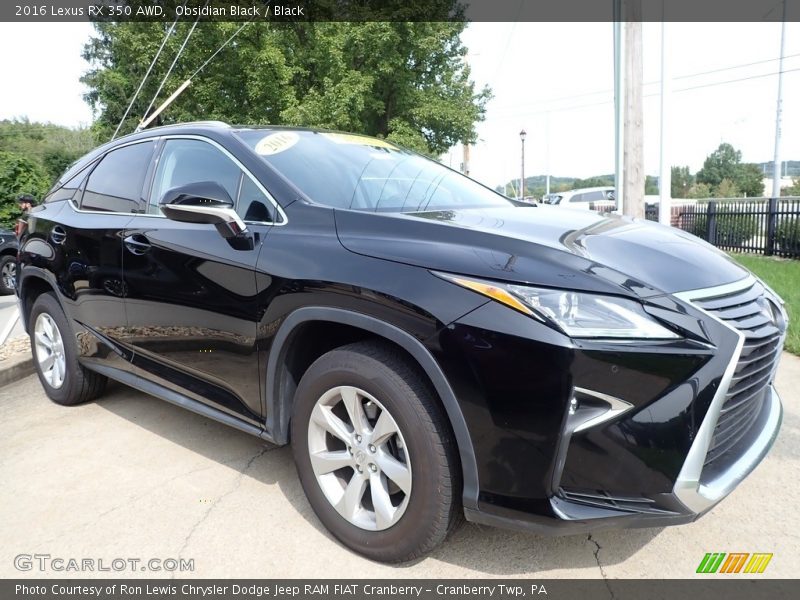  2016 RX 350 AWD Obsidian Black