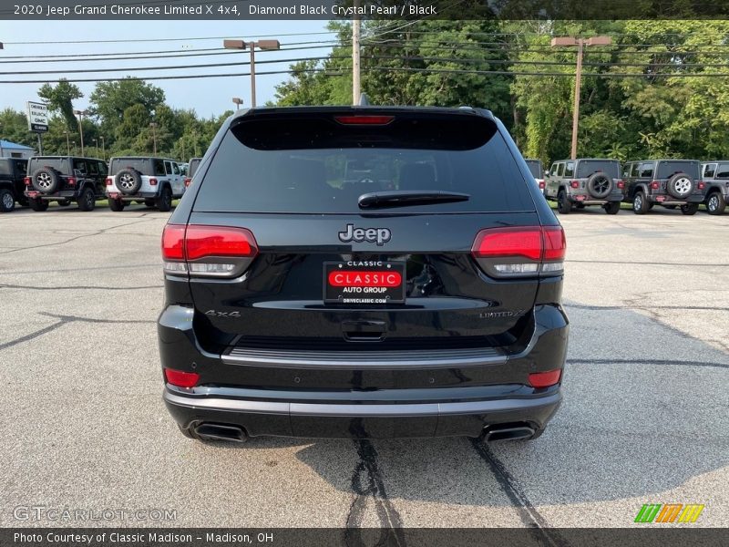 Diamond Black Crystal Pearl / Black 2020 Jeep Grand Cherokee Limited X 4x4