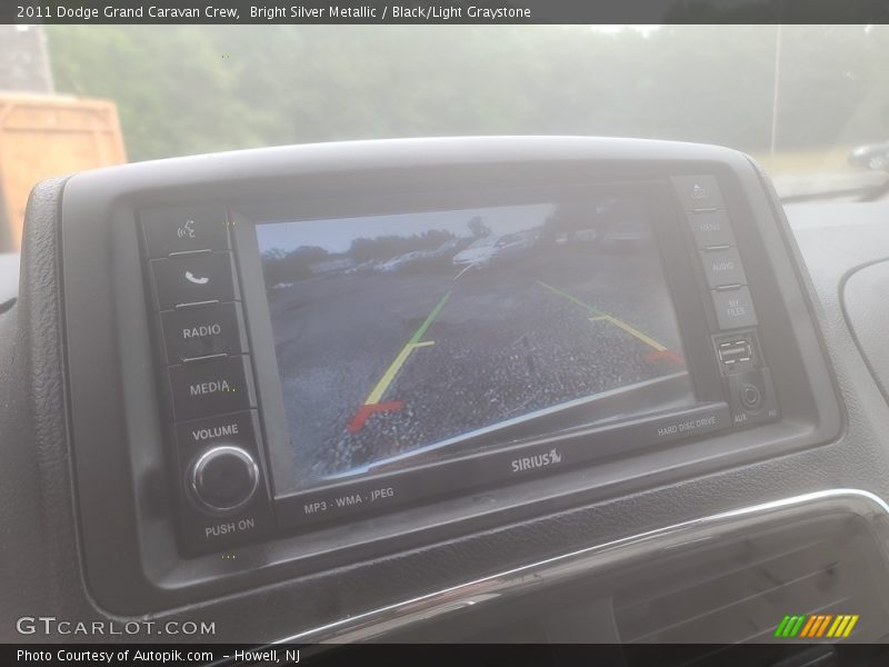 Bright Silver Metallic / Black/Light Graystone 2011 Dodge Grand Caravan Crew