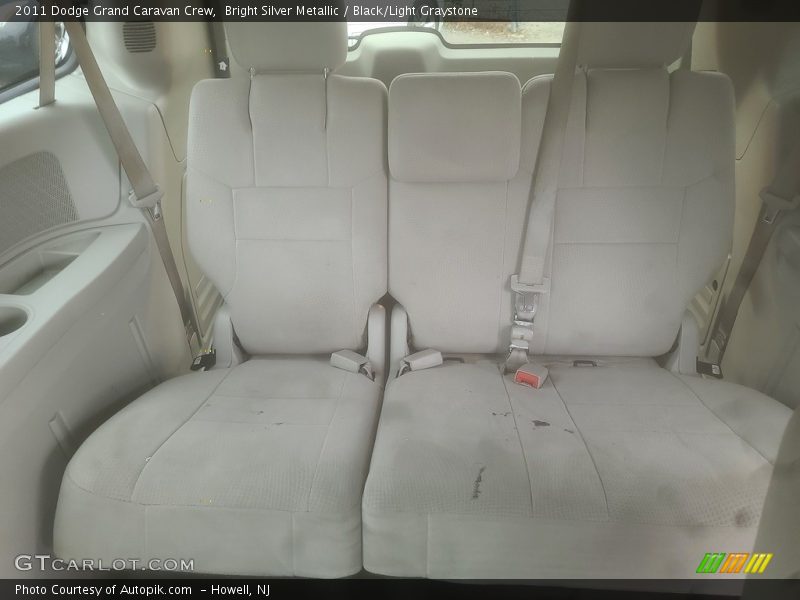 Bright Silver Metallic / Black/Light Graystone 2011 Dodge Grand Caravan Crew