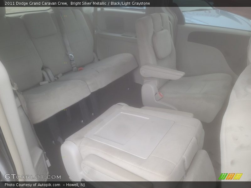 Bright Silver Metallic / Black/Light Graystone 2011 Dodge Grand Caravan Crew