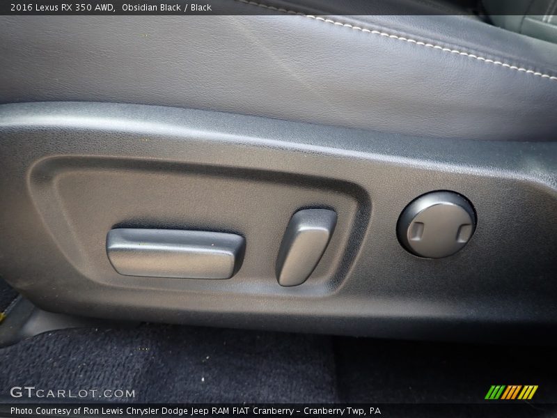 Obsidian Black / Black 2016 Lexus RX 350 AWD