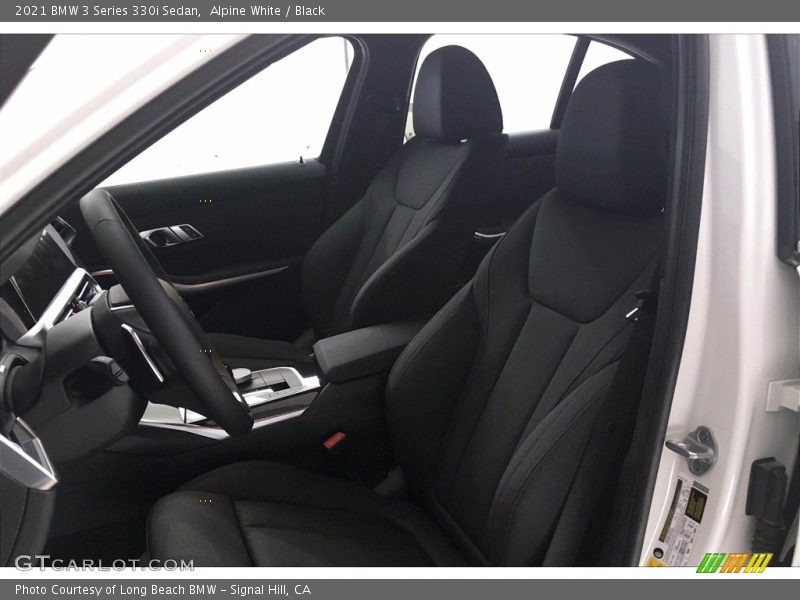 Alpine White / Black 2021 BMW 3 Series 330i Sedan