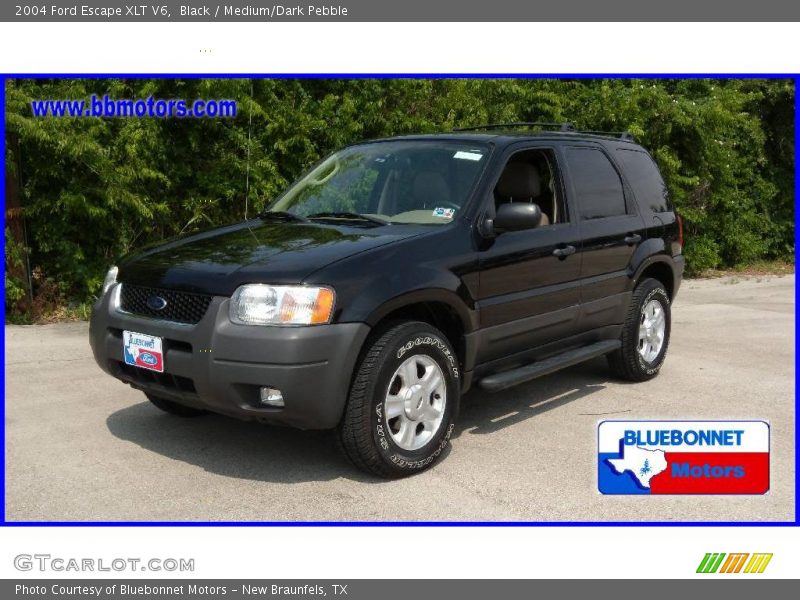 Black / Medium/Dark Pebble 2004 Ford Escape XLT V6