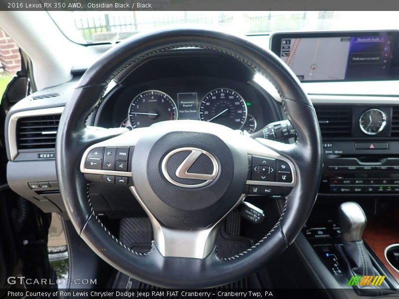 Obsidian Black / Black 2016 Lexus RX 350 AWD