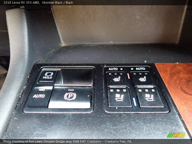 Obsidian Black / Black 2016 Lexus RX 350 AWD