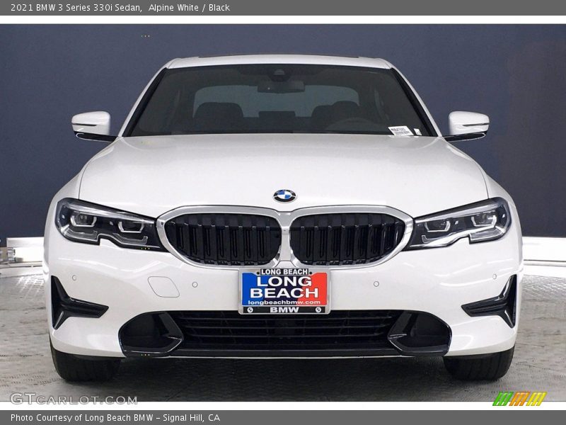 Alpine White / Black 2021 BMW 3 Series 330i Sedan