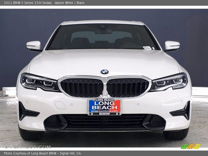 Alpine White / Black 2021 BMW 3 Series 330i Sedan