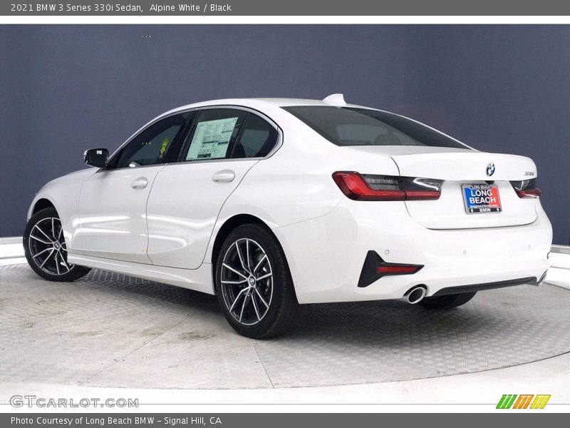 Alpine White / Black 2021 BMW 3 Series 330i Sedan