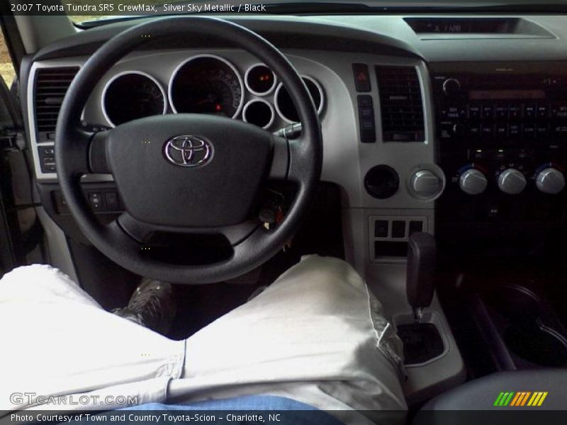 Silver Sky Metallic / Black 2007 Toyota Tundra SR5 CrewMax