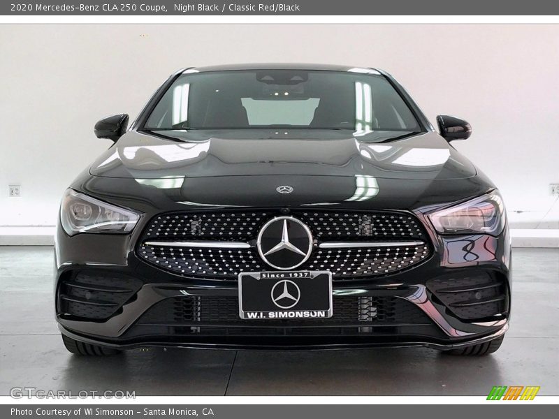 Night Black / Classic Red/Black 2020 Mercedes-Benz CLA 250 Coupe