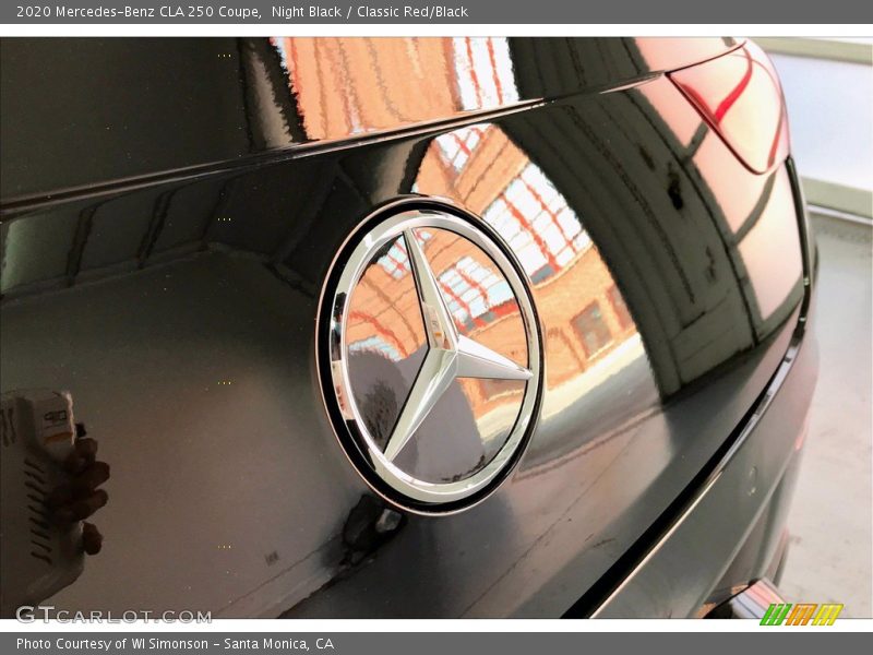 Night Black / Classic Red/Black 2020 Mercedes-Benz CLA 250 Coupe