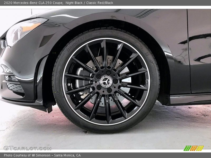 Night Black / Classic Red/Black 2020 Mercedes-Benz CLA 250 Coupe