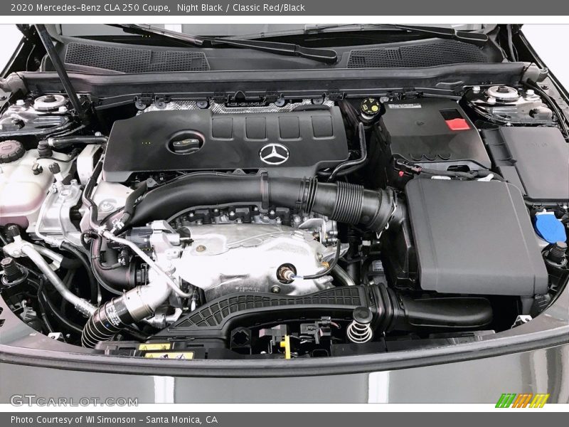 Night Black / Classic Red/Black 2020 Mercedes-Benz CLA 250 Coupe