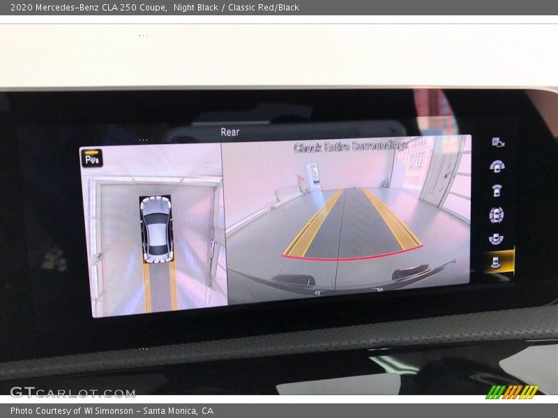 Night Black / Classic Red/Black 2020 Mercedes-Benz CLA 250 Coupe